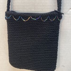 Mini Bag with Bead Trim